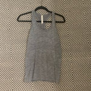 Grey swifty tech Lululemon tank top